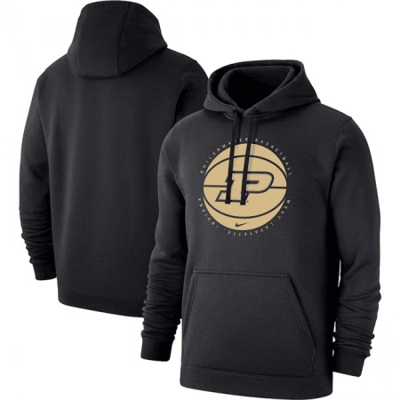 Men's Purdue Boilermakers Black Basketball Pullover Hoodie