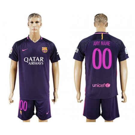 Barcelona Personalized Away Soccer Club Jersey