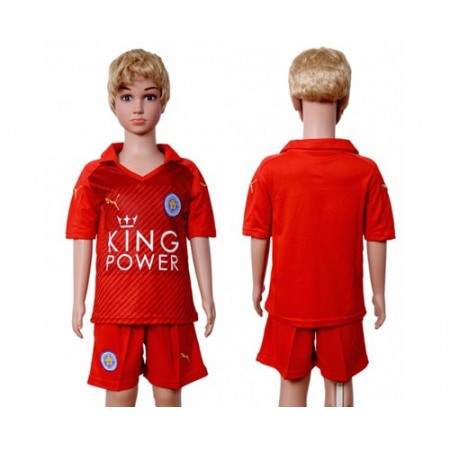 Leicester City Blank Away Kid Soccer Club Jersey