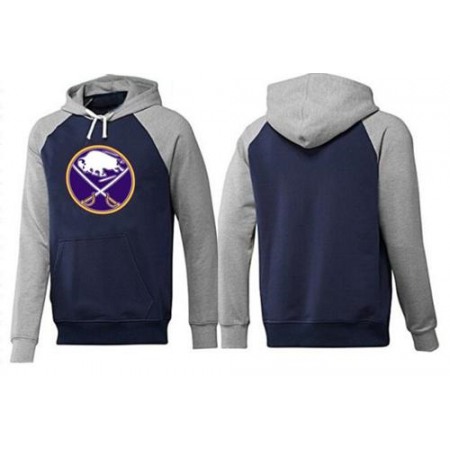 Buffalo Sabres Pullover Hoodie Dark Blue & Grey